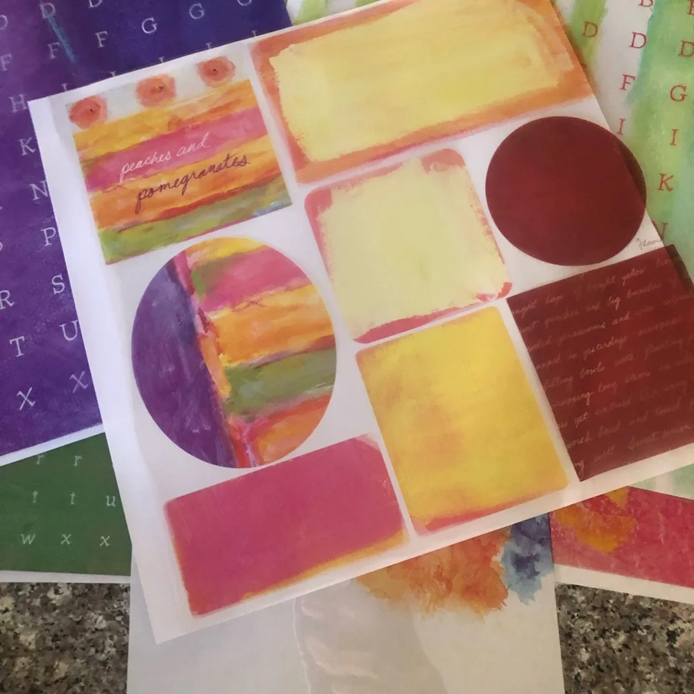 🙏 FLAVIA Scrapbook Transparency Overlays Kit nwt - Picture 5 of 13